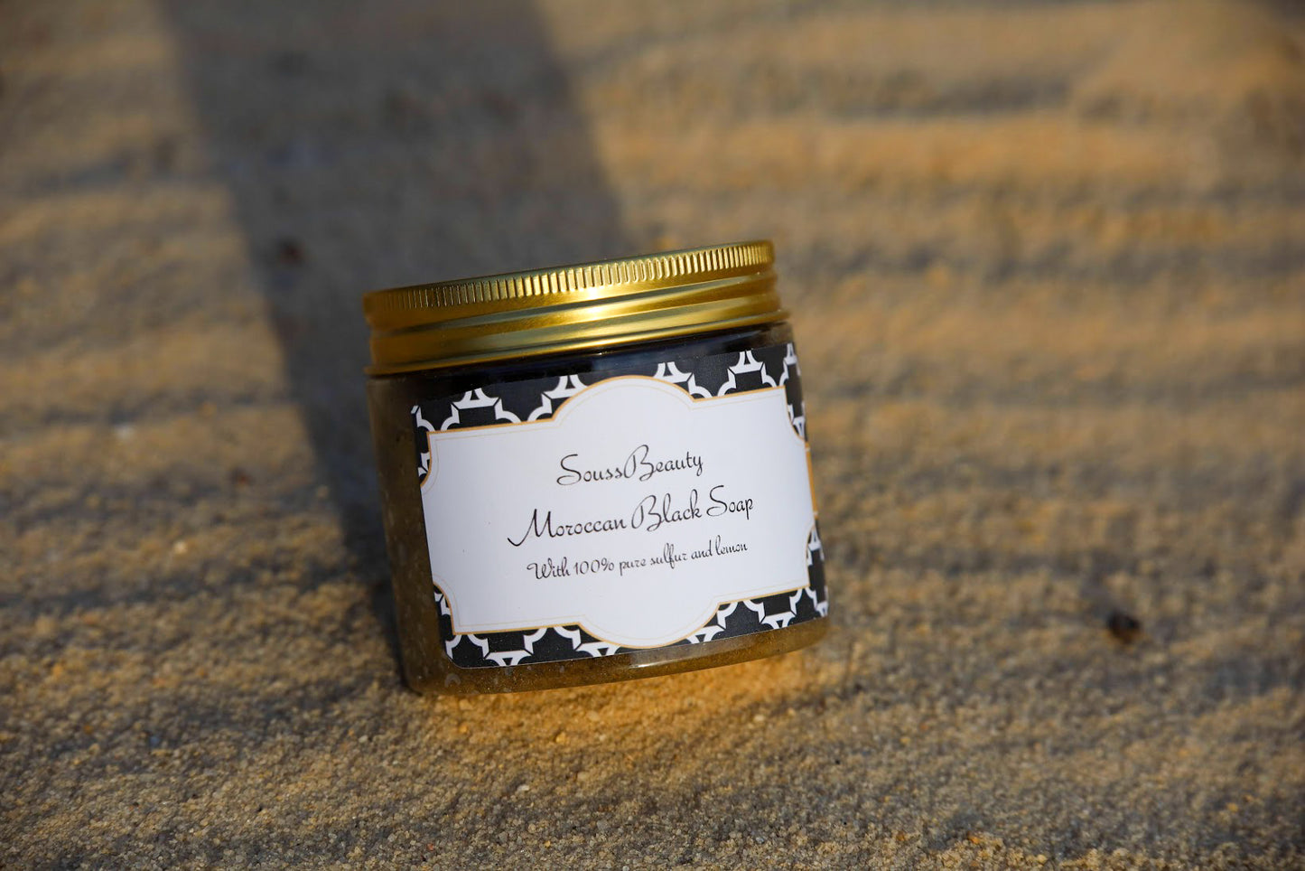 Moroccan Black Soap with Sulfur and Lemon (Saboon Lbeldi)